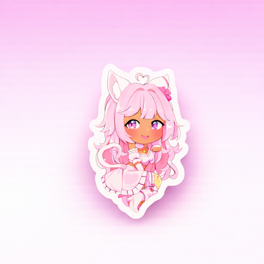Pretti Kittie 2" Chibi Sticker